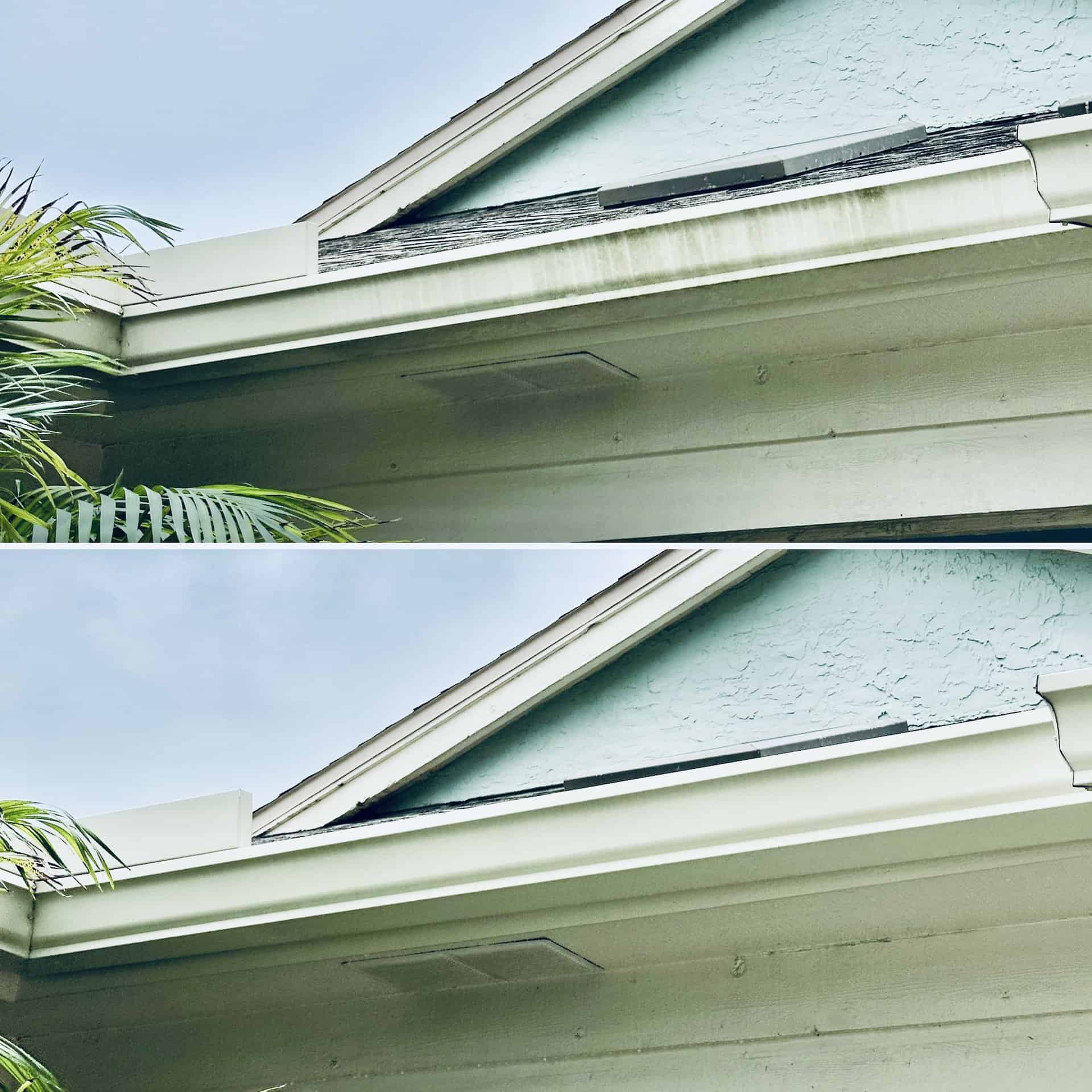 Gutter Brightening and Whitening Service in Orlando (Conway)